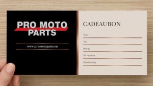 Cadeaubon 20 euro Pro Moto Parts
