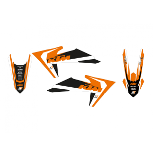 Blackbird Dream 4 stickerset 3 delig KTM SX/F 125/150/250/300/350/450 2023 & EXC/EXC-F 250-500 2024-