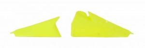 Racetech Bovenste Zijnummerborden Fluor Geel Husqvarna TC/FC 125/250/350/450 19- & TE 250/300 20- & FE 250/350/450/501 20-