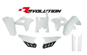 Racetech plastic kit Wit CRF Revolution Honda CRF 250R 2022- & CRF 450R 2021-