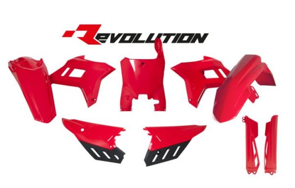 Racetech plastic kit Rood CRF Revolution Honda CRF 250R 2022- & CRF 450R 2021-