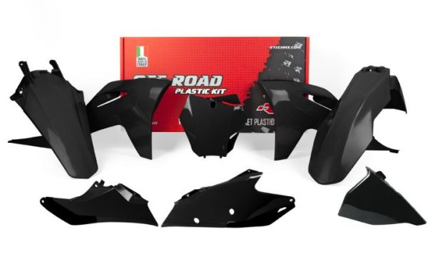 Racetech plastic kit Zwart Gas Gas MC 125 2021- & MC 250F/450F 2021- & MC 250 2022- & MC 350F 2022-