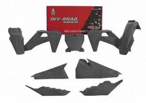 Racetech plastic kit Quantum Grijs Husqvarna TC/FC 125/250/350/450 19-