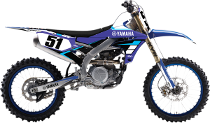 Factory Effex stickerset EVO17 Yamaha YZ 65 2018-