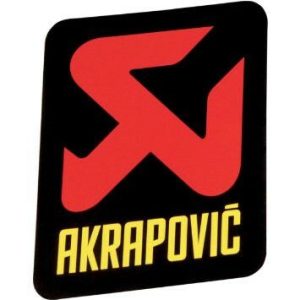 Akrapovic Demper Sticker P-VST2AL ( breedte 75mm )