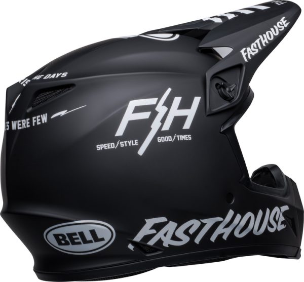 BELL MX-9 Mips Fasthouse Prospect Helm Mat Zwart / Wit S - Afbeelding 2