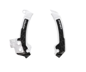 Acerbis X-Grip frame beschermers Zwart / Wit Husqvarna TC 125/250 2023- & FC 250/350/450 2023- & TE 150i/250i/300i 2024- & FE 250/350/450/501 2024-