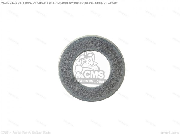 Honda OEM voetsteun washer 8mm 94102-08800 ( linkerkant of rechterkant)