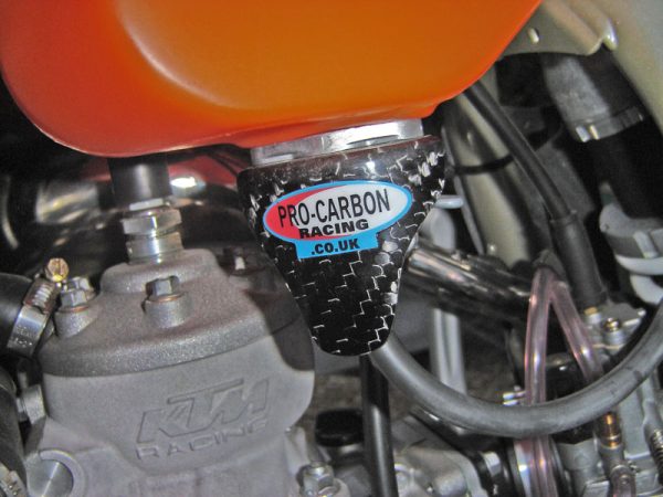 Pro Carbon fuel cap protector KTM SX 85/125/250 2003-2010