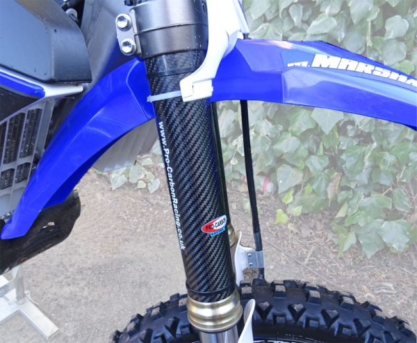 Pro Carbon Bovenste voorvork beschermer Yamaha YZ 65 alle bouwjaren