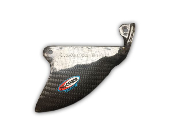 Pro Carbon achter remschijf beschermer Yamaha YZ 125/250 2004-2022 & YZ 250F/450F 2004-2024 & Fantic XX 125/250 2021- & XXF 250/450 2021-