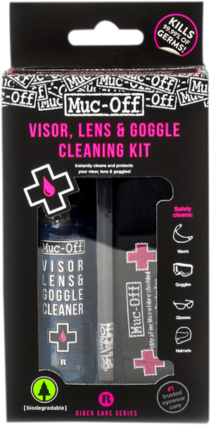 MUC-OFF Visor, Lens cleaning kit V2