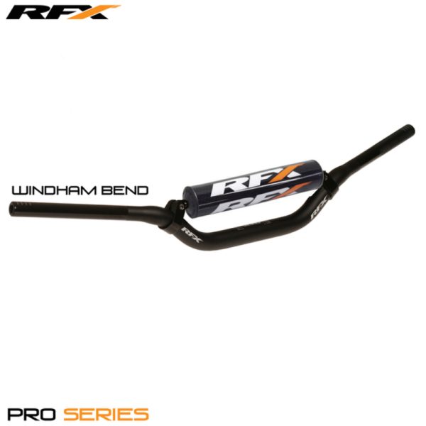 RFX Stuur F8 Taper Windham 28,6mm Zwart / Wit ( 998 renthal )