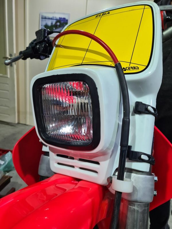 Acerbis Elba Koplamp Rood / Geel - Afbeelding 2