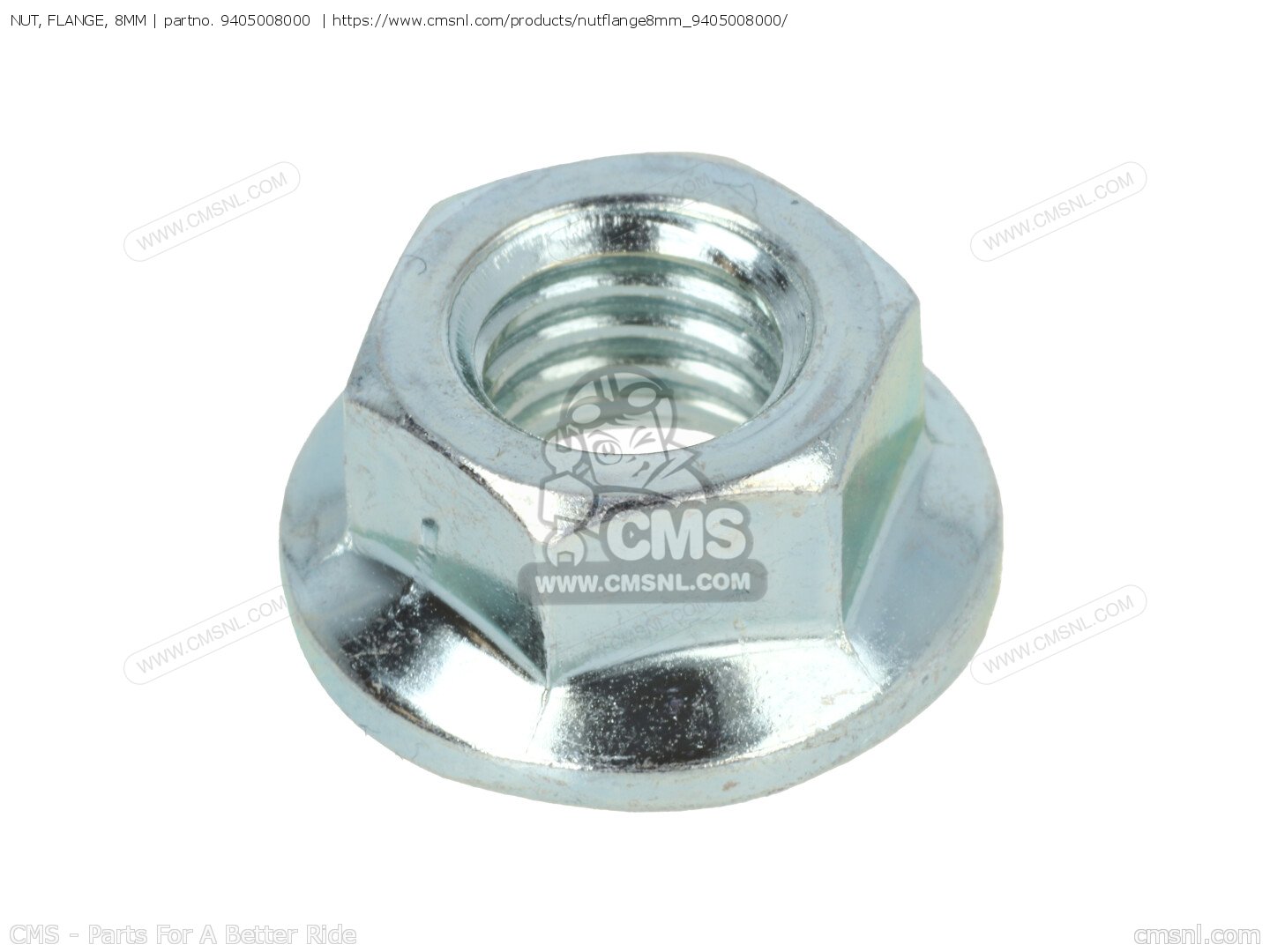 thumbnail image 2 of Genuine OEM Honda Flange Nut (8mm) – 94050-08000 2 of 4