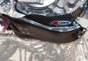 Pro Carbon blokbeschermer Yamaha YZ 125 2005-2022 & Fantic XX 125 2022
