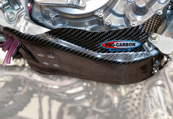 Pro Carbon blokbeschermer Yamaha YZ 125 2005-2022 & Fantic XX 125 2022