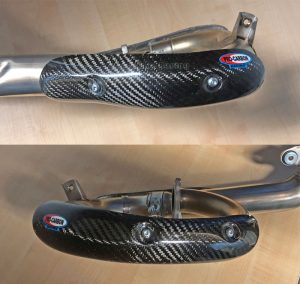 Pro Carbon uitlaatbocht bescherming Yamaha YZ 250F 2019-2022 & WR 250F 2020-2022