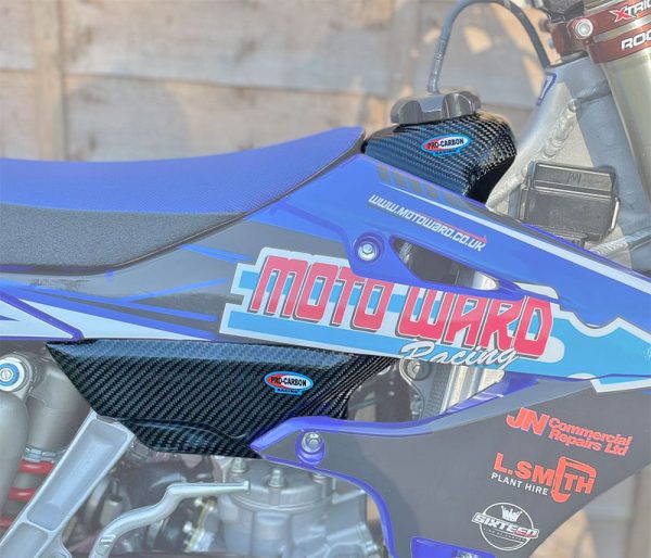 Pro Carbon tank cover set Yamaha YZ 125/250 2022 - Afbeelding 3