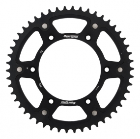 Supersprox achtertandwiel 50 tands staal/aluminium met Zwarte binnenring KTM SX/SX-F/EXC/EXC-F 90- & Husqvarna TC/FC/FE/TE 125/150/250/350/450/501 14-