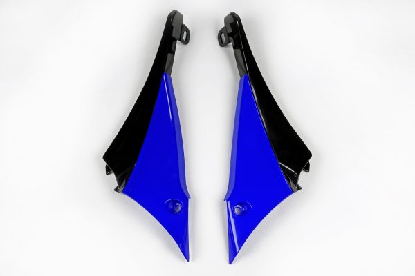 UFO radiator kappen Blauw / Zwart Yamaha YZ 450F 10 ( licht bekrast )