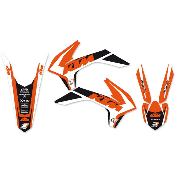 Blackbird Dream 4 stickerset 3 delig SX/SXF 13-15 & EXC 14-16