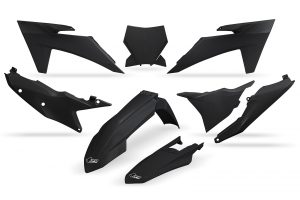 UFO plastic kit Zwart KTM SX 125/150/250/300 2023-2024 & SX-F 250/350/450 2023-2024