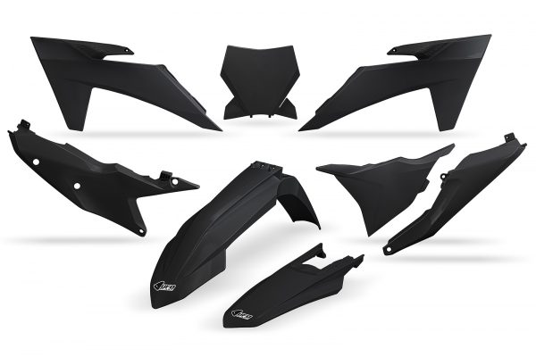 UFO plastic kit Zwart KTM SX 125/150/250/300 2023-2024 & SX-F 250/350/450 2023-2024