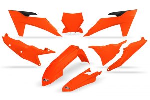 UFO plastic kit Fluor Oranje KTM SX 125/150/250/300 2023-2024 & SX-F 250/350/450 2023-2024