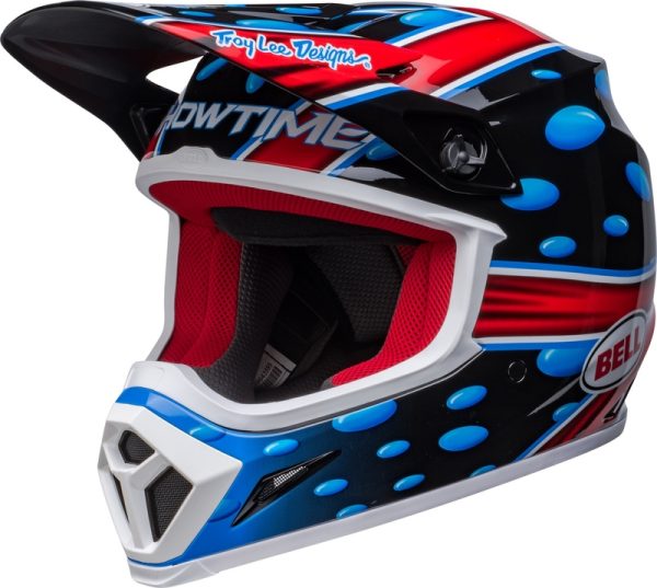 BELL MX-9 Mips McGrath Showtime 2023 Helm Rood / Blauw / Zwart 2023 Collectie