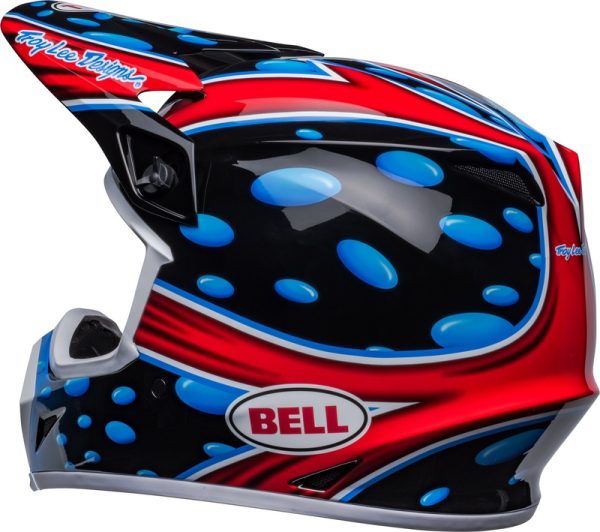 BELL MX-9 Mips McGrath Showtime 2023 Helm Rood / Blauw / Zwart 2023 Collectie - Afbeelding 2
