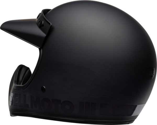 BELL Moto-3 Classic Crosshelm Matte/Gloss Zwart 2023 Collectie ( glans/mat kleur ) - Afbeelding 2