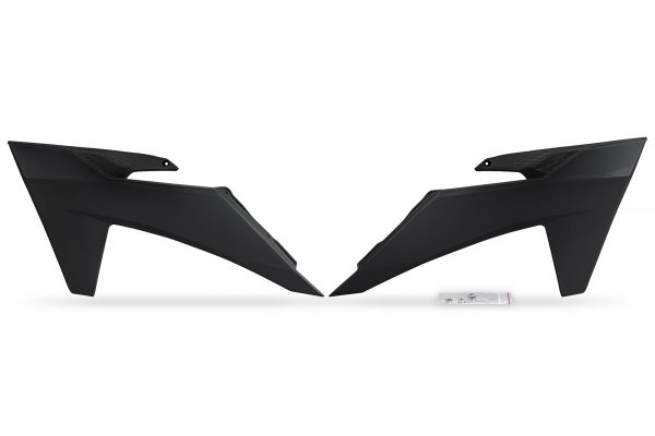 UFO Radiator Kappen Zwart KTM SX 125/150/250/300 2023-2024 & SX-F 250/350/450 2023-2024 & EXC/EXC-F 250/300/350/450/500 2024-