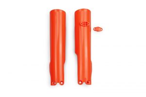 UFO voorvork beschermers Fluor Oranje ( Replica 2023 ) KTM/Husqvarna/Gas Gas