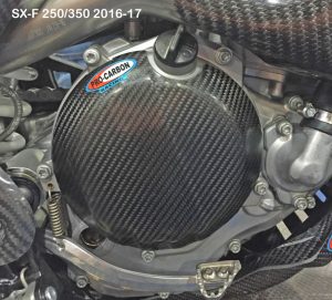 Pro Carbon Koppeling cover KTM SX-F 250/350 2016-2022 & SX-F 450 2017-2022 & EXC-F 450/500 2017-2022