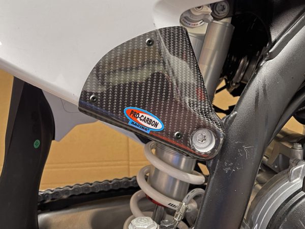 Pro Carbon sticker beschermer zijnummerborden KTM SX/SX-F 16-18 & EXC/EXC-F 17-19 - Afbeelding 2