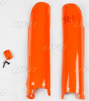 UFO voorvork beschermers Oranje KTM EXC 125/200 00-07 & EXC 250 99-07 & EXC 300 98-07 & EXC 380 00-01 & EXC-F 250/400/450/525 00-07 & SX 125/250 00-07 & SX 200 03-04 & SX-F 250 06-07