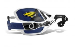 Cycra Dichte Handkappen Royal Blauw / Wit Ultra Pro Bend CRM voor 28,6mm stuur