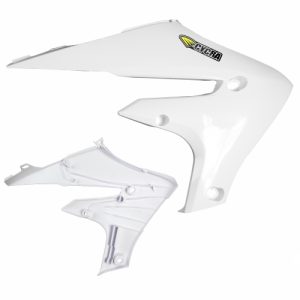 Cycra Powerflow Radiator Kappen Wit Yamaha YZ 250F 2019-2023 & YZ 450F 2018-2022