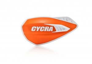Cycra Cyclone Open handkappen Oranje / Wit ( met bevestiging set )