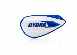 Cycra Cyclone Open handkappen Wit / Blauw ( met bevestiging set )
