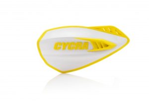 Cycra Cyclone Open handkappen Wit / Geel ( met bevestiging set )
