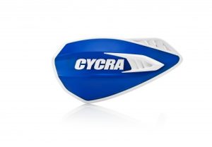 Cycra Cyclone Open handkappen Blauw / Wit ( met bevestiging set )