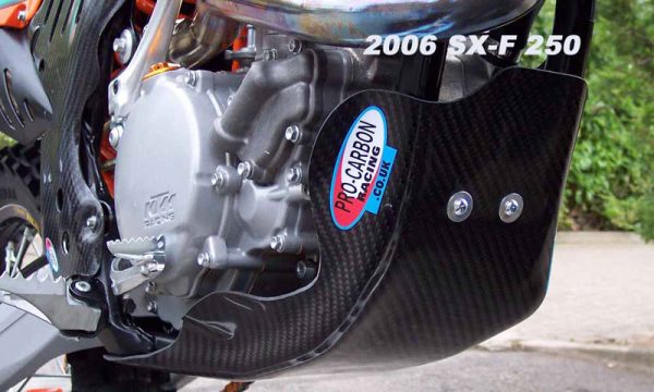 Pro Carbon blokbeschermer KTM SX-F 250 2006-2010 & EXC-F 250 2006-2011