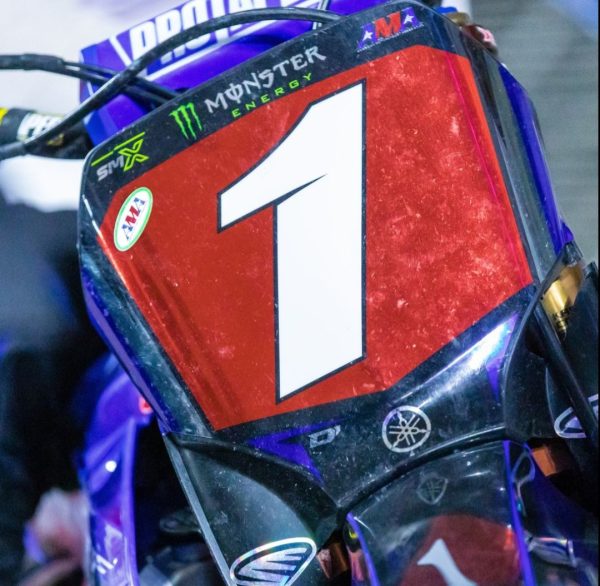 Cycra Stadium voornummerplaat Blauw Yamaha YZ 250F 2024 & YZ 450F 2023- - Afbeelding 4