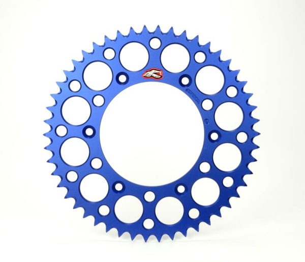 Renthal achtertandwiel 51 tands ultralight aluminium blauw Fantic XX/XE 125 2021 & Yamaha YZ/YZ F 125/250/450 99-