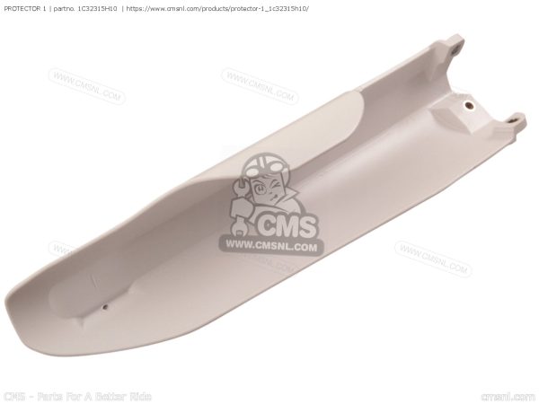 Yamaha OEM Rechter voorvork beschermer wit Yamaha 1C3-2315H-10-00 - Afbeelding 2