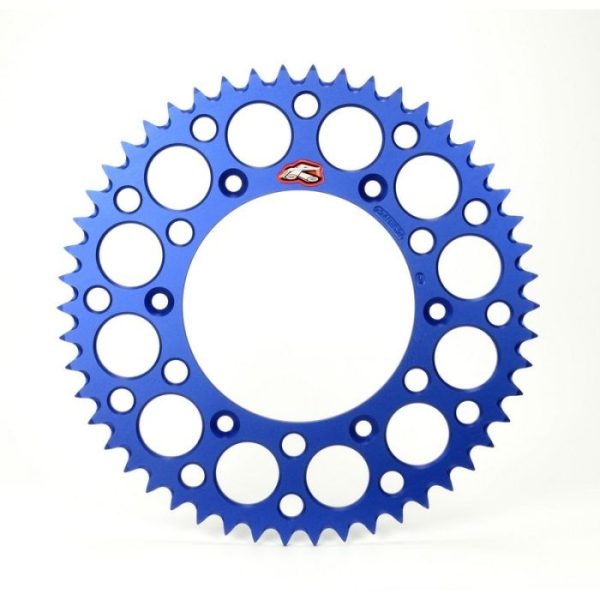 Renthal achtertandwiel 52 tands aluminum Blauw KTM SX/SX-F/EXC/EXC-F 90- & Husqvarna TC/FC/FE/TE 125/150/250/350/450/501 14-
