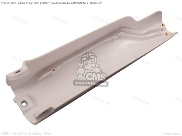 Yamaha OEM Linker voorvork beschermer wit Yamaha WR 250F 2006-2019 & WR 450F 2006-2018 - Afbeelding 2