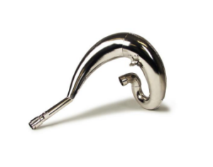 DEP uitlaatbocht Honda CR 250R 1988 nickel finish